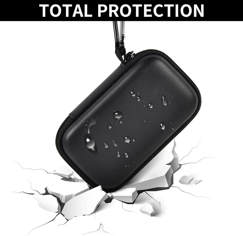 PAIYULE Case Compatible with SanDisk 1TB 2TB 4TB 500GB 8TB for SanDisk Extreme PRO Portable SSD External Hard Drive, Memory Card SD SDXC SDHC Card Storage Holder Organizer (Box Only) Black - Image 4